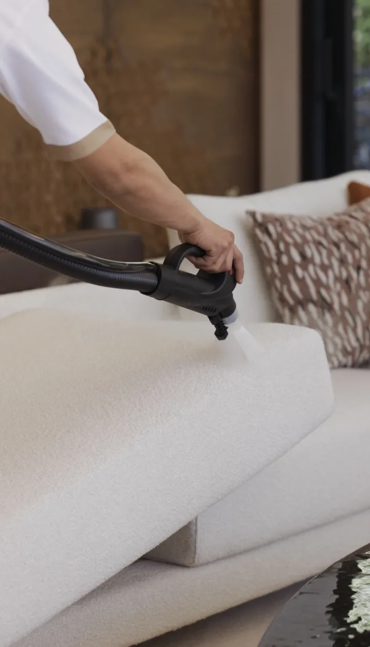 Nettoyage de canapés et fauteuils sur place